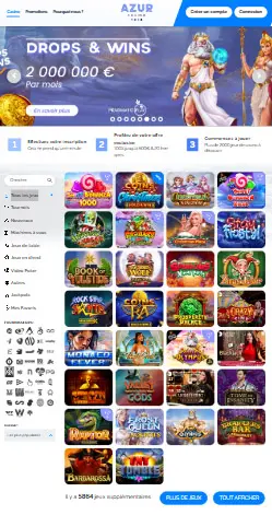 l'application et interface WizeBets Casino