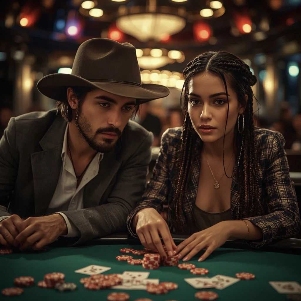 photo de deux joueurs de poker WizeBets Casino